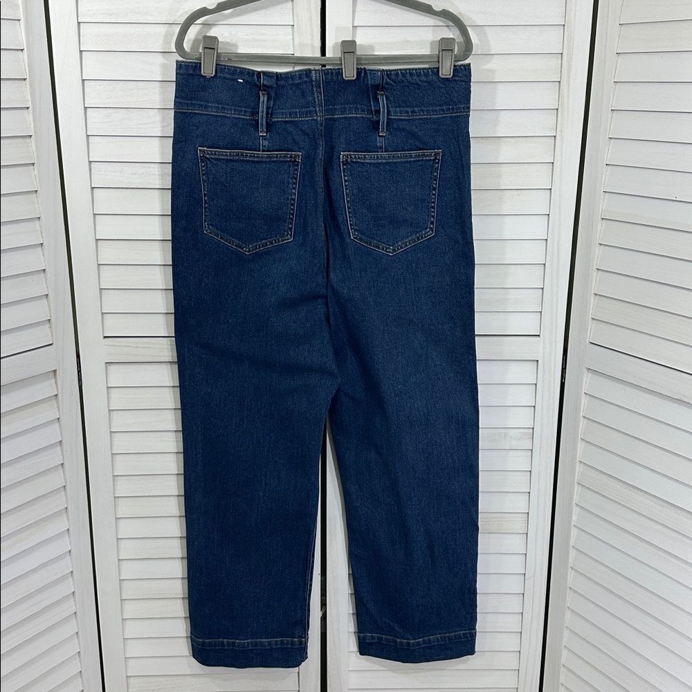 Ann Taylor High Waisted Easy Care Straight Jeans Size 14 #1 - Picture 6 of 12